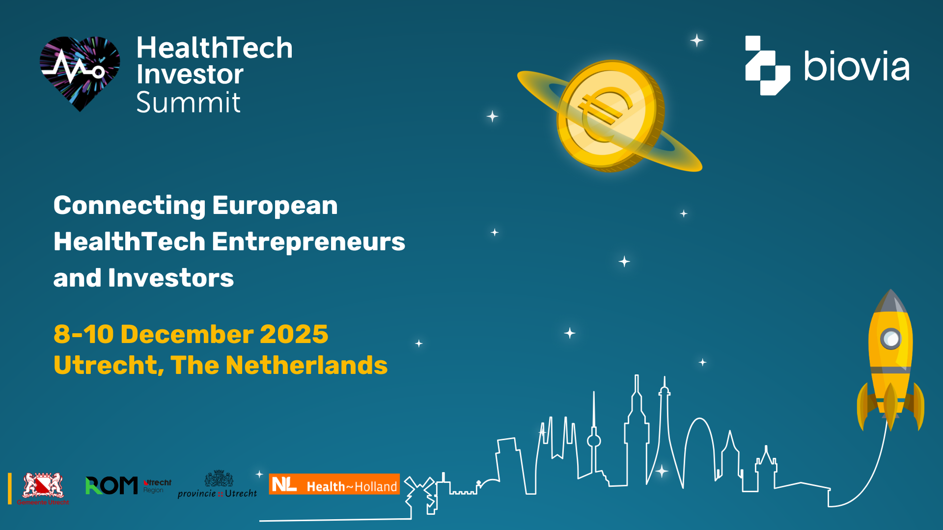 HealthTech Investor Summit Utrecht 8-10 december